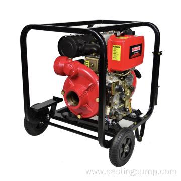 3" casting iron pump with diesel engine